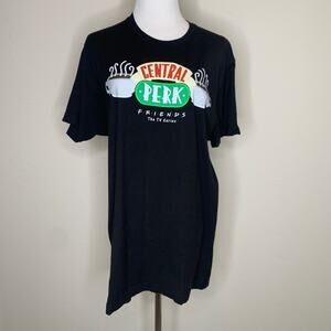 FRIENDS  Central Perk T Shirt Black Cup TV Show Sz Large